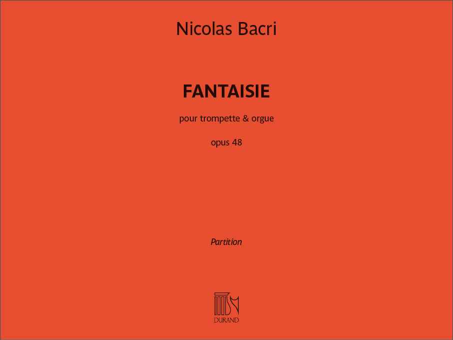 Bacri: Fantaisie, Op. 48