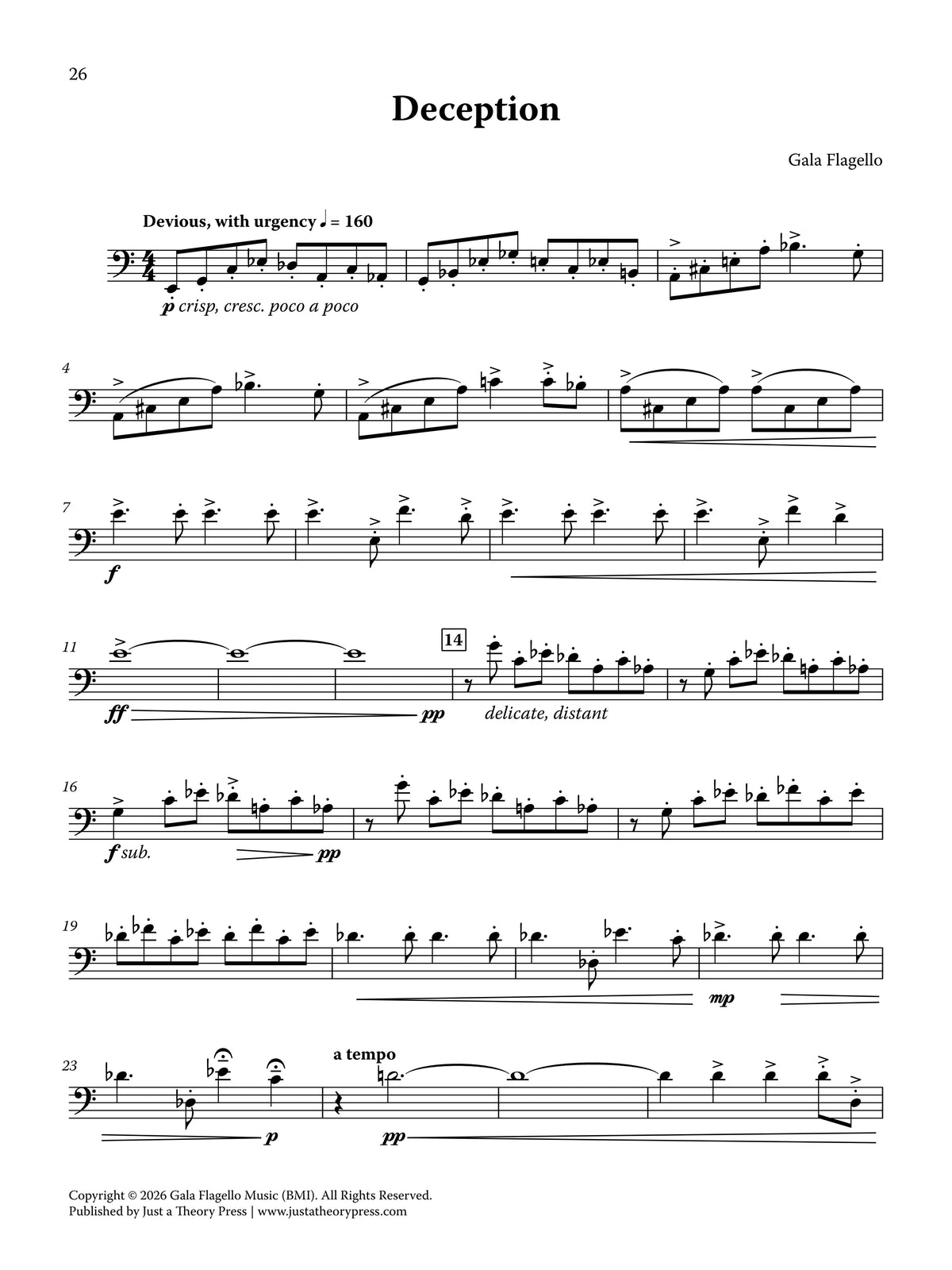 Concert Etudes for Solo Trombone