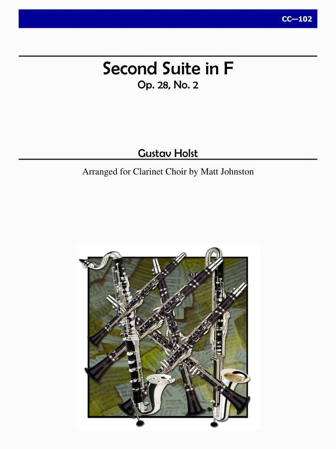 Holst: Second Suite in F, Op. 28, No. 2 (arr. for clarinet choir)