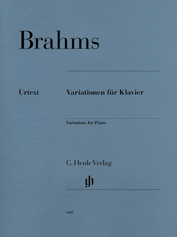 Brahms: Variations for Piano