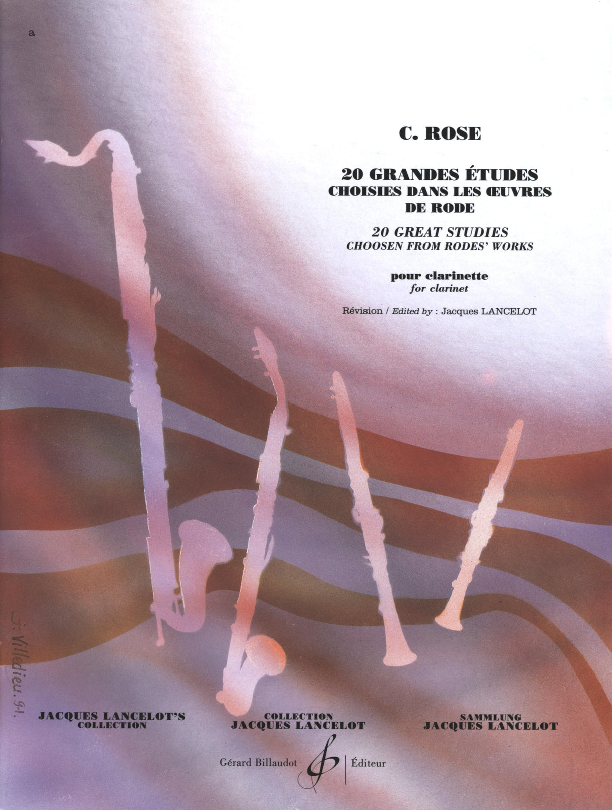 20 grandes études chosen from Rode's works