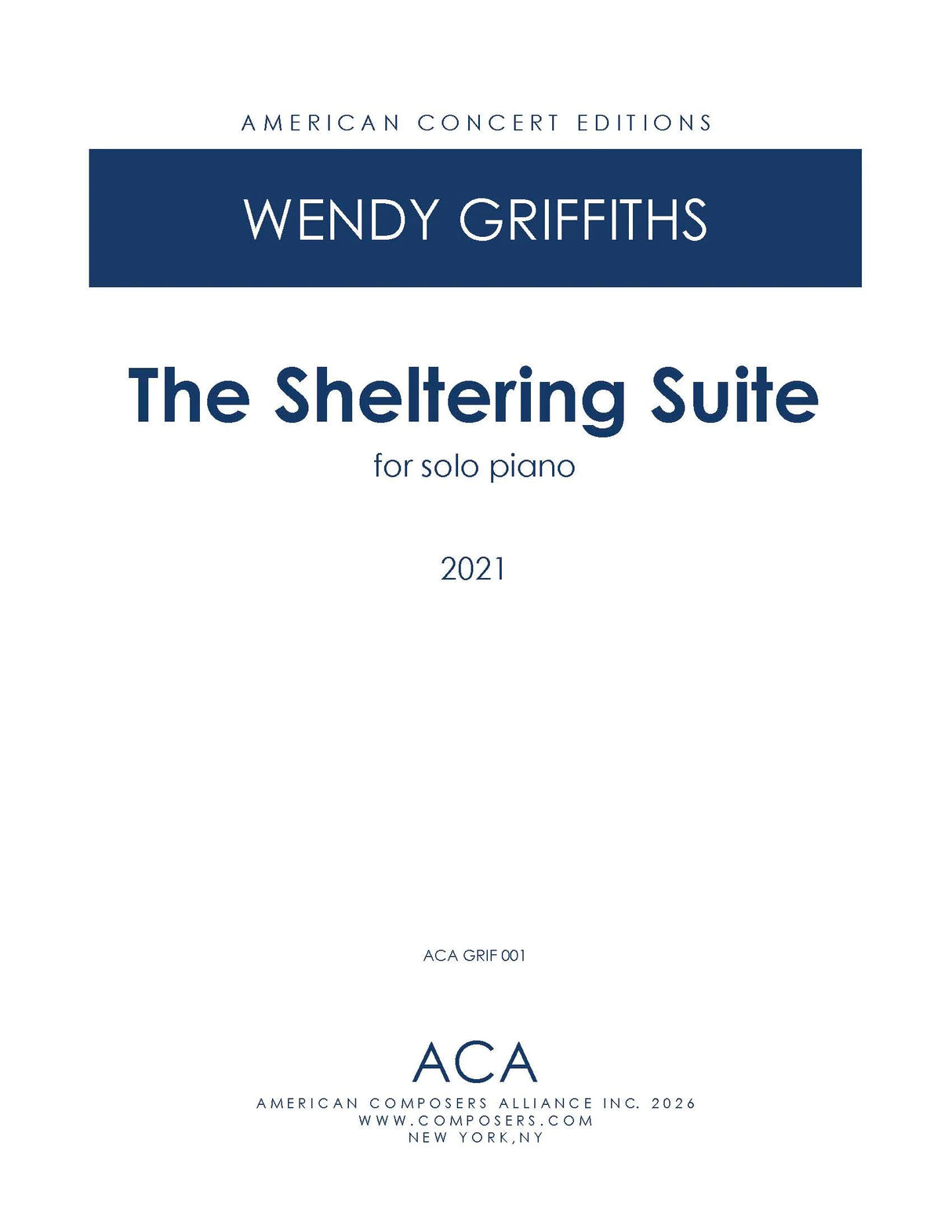 Griffiths: The Sheltering Suite