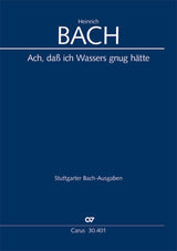J.C. Bach: Ach, dass ich Wassers gnug hätte