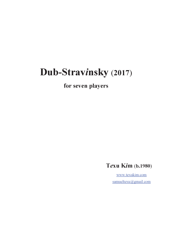 T. Kim: Dub-Stravinsky