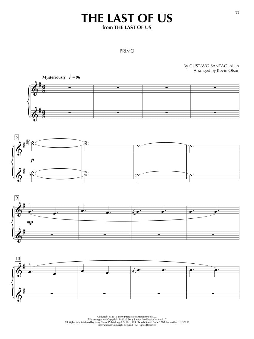 Video Game Music for Piano Duet