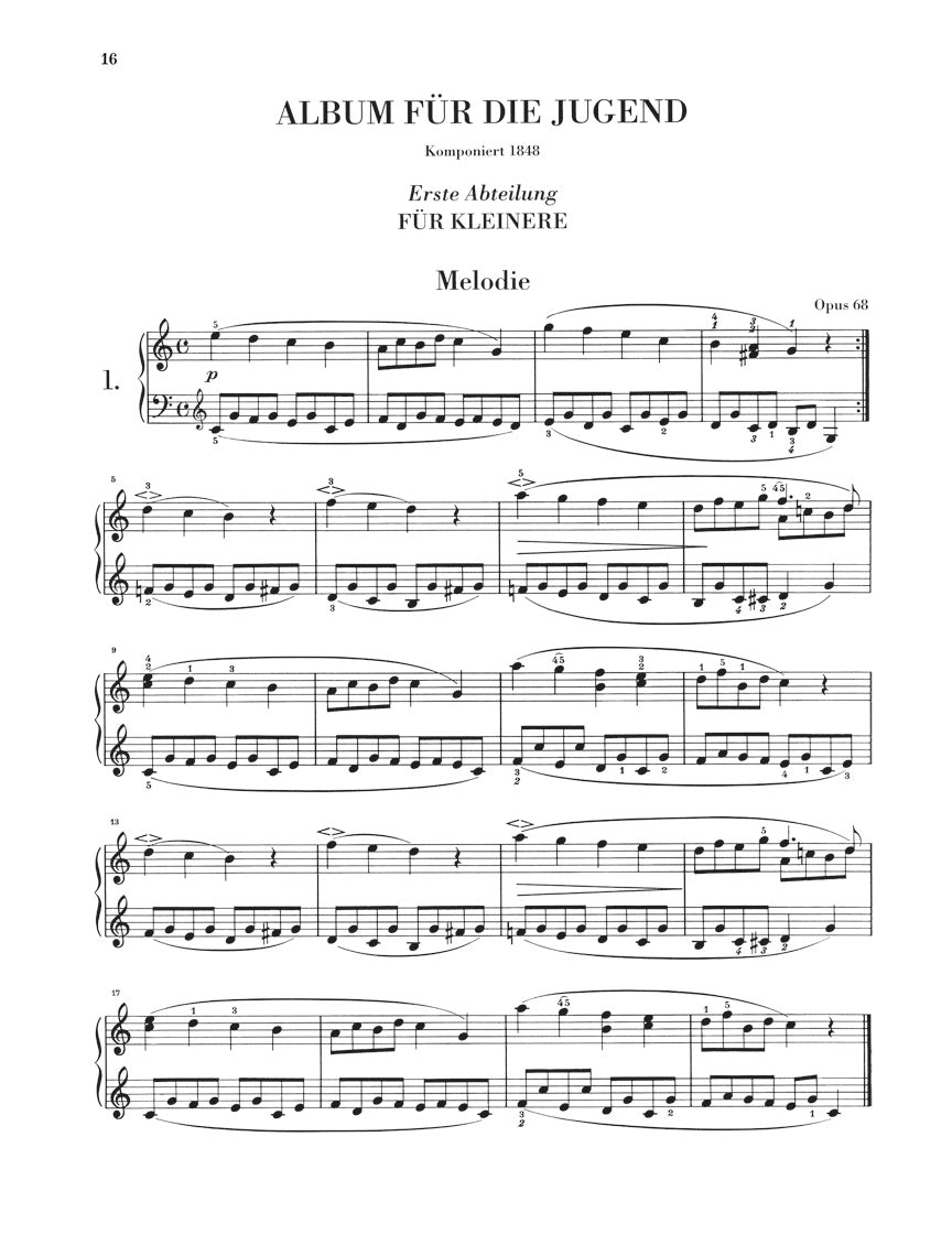 Schumann: Album for the Young, Op. 68 and Scenes from Childhood