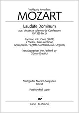 Mozart: Laudate Dominum, K. 339, No. 5