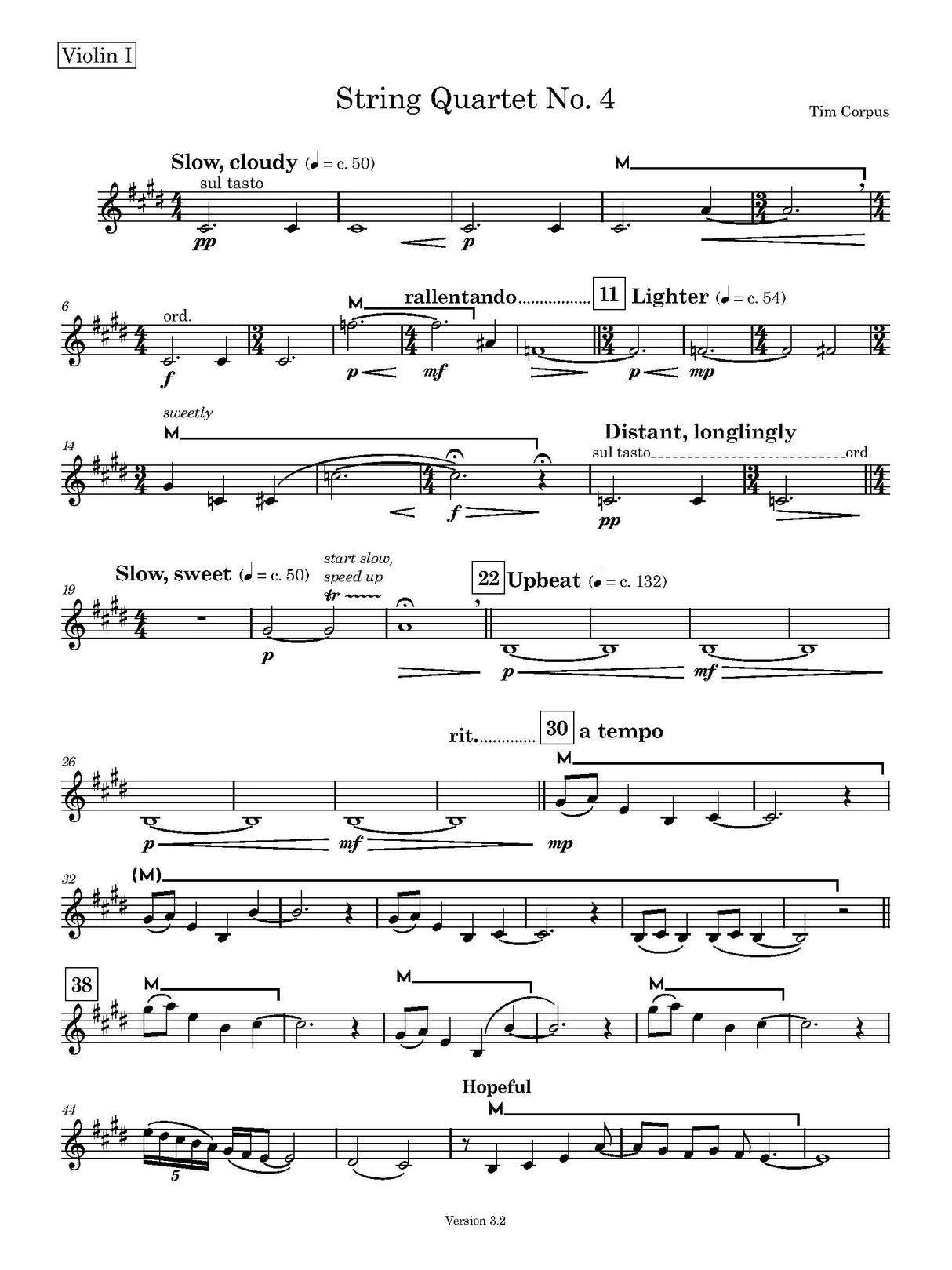 Corpus: String Quartet No. 4 ("As We Return")