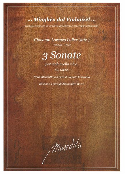 Lulier: 3 Sonatas