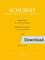 Schubert: Rondo in A Major, D 438