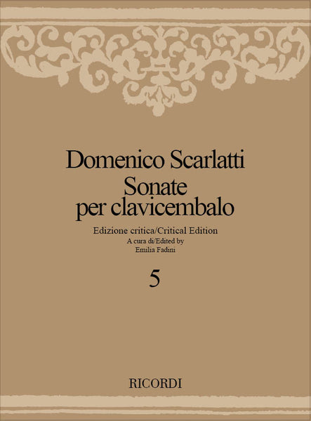 Scarlatti: Keyboard Sonatas - Volume 5 (K. 266-325) – Ficks Music