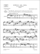 Bach: Pièce in G Major from Partita No. 5, BWV 829 (arr. for harp)