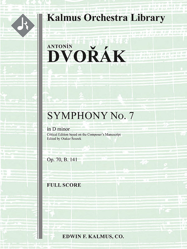 Dvořák: Symphony No. 7 in D Minor, Op. 70 – Ficks Music