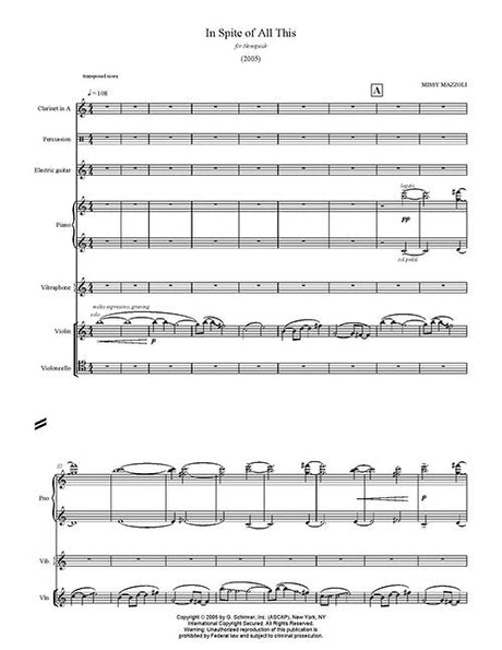 Mazzoli: In Spite of All This