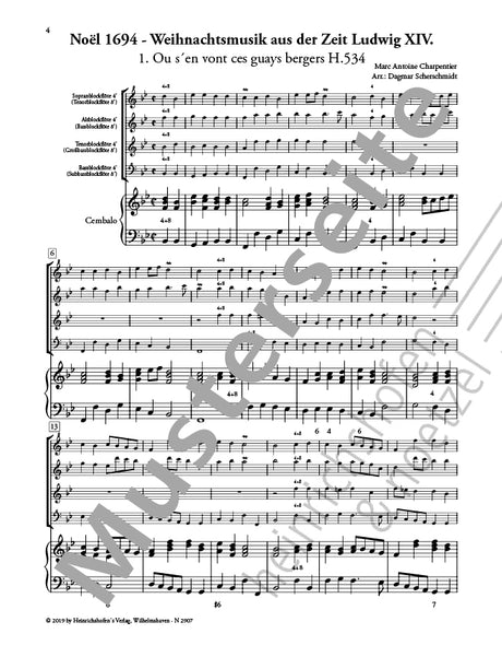 Charpentier: Noël 1694