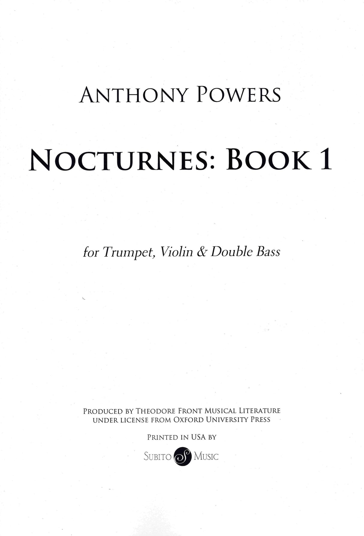 Powers: Nocturnes - Book 1