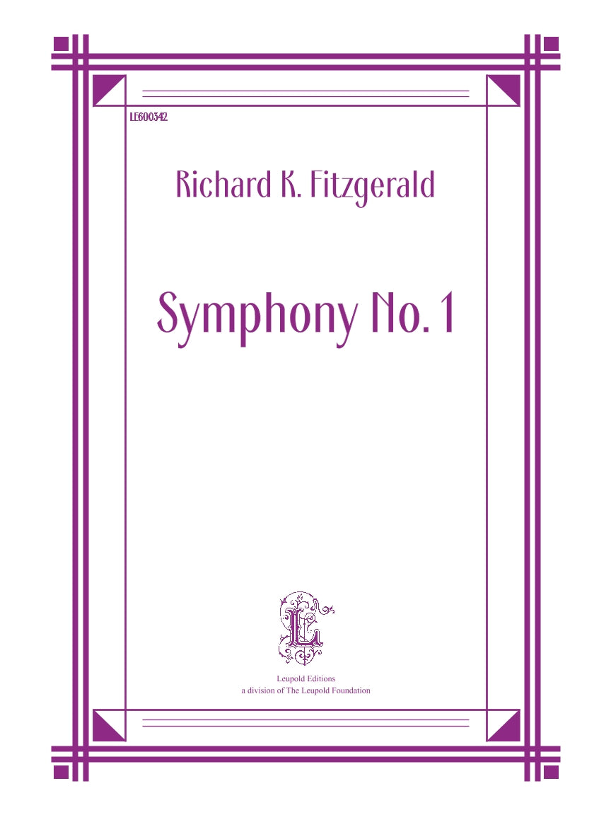 Fitzgerald: Organ Symphony No. 1