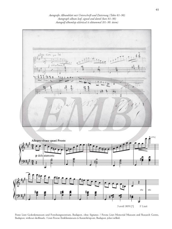 Liszt: Piano Concerto in A Major for Solo Piano and Other Piano Works