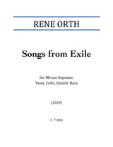 Orth: Songs from Exile