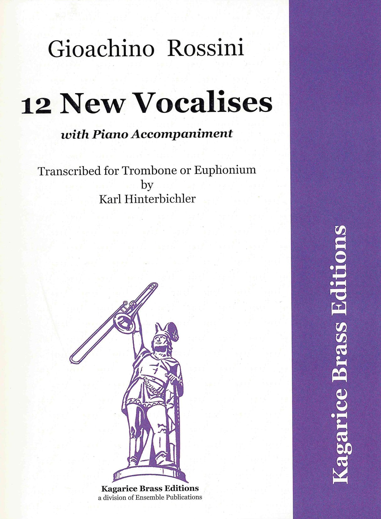 Rossini: 12 New Vocalises (transc. for trombone or euphonium)