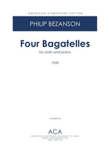 Bezanson: 4 Bagatelles