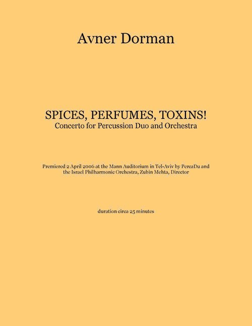 Dorman: Spices, Perfumes, Toxins!