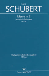 Schubert: Mass in B-flat Major, D 324