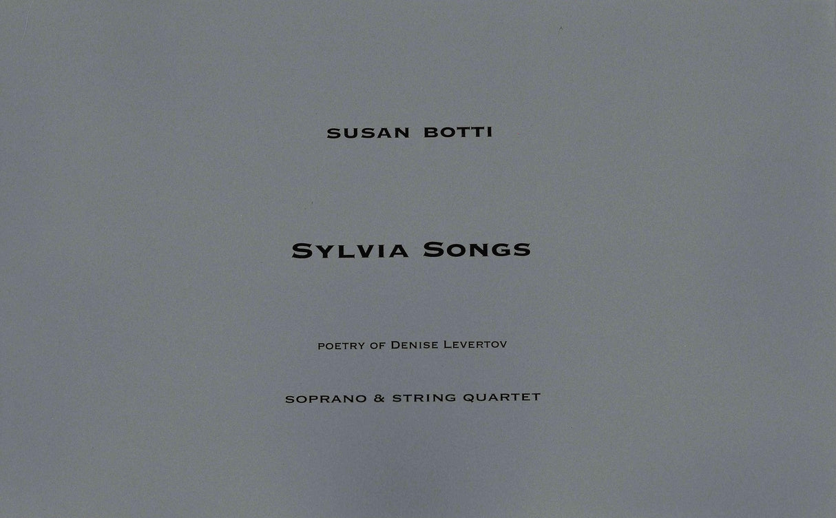 Botti: Sylvia Songs