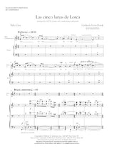 Frank: Las cinco lunas de Lorca (Version for Countertenor, SATB Choir, & Piano)