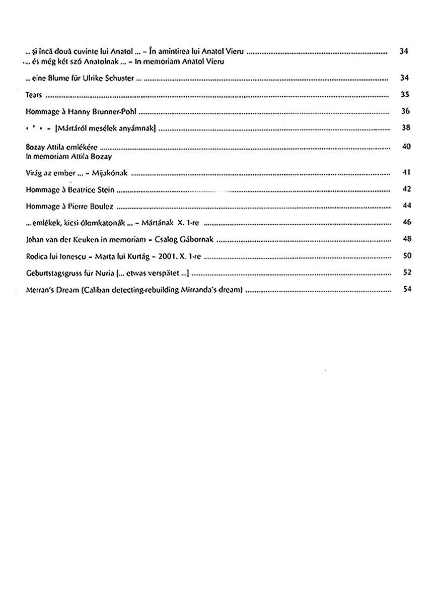 Kurtág: Games (Játékok) - Volume 7