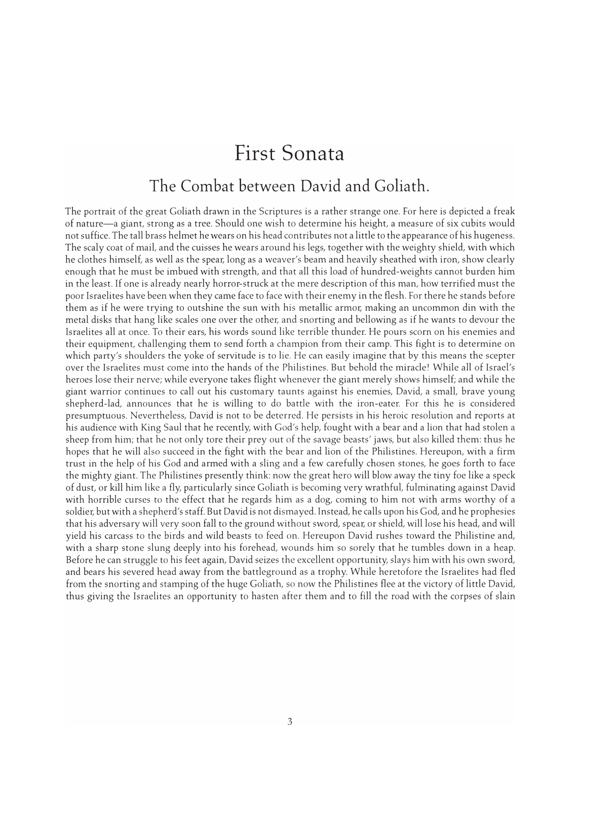 Kuhnau: 6 Biblical Sonatas