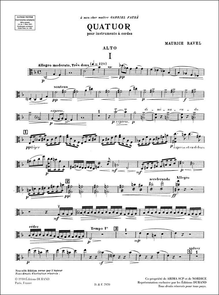 Ravel: String Quartet in F Major