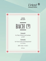 Bach: Flute Sonata in G Minor, BWV 1020