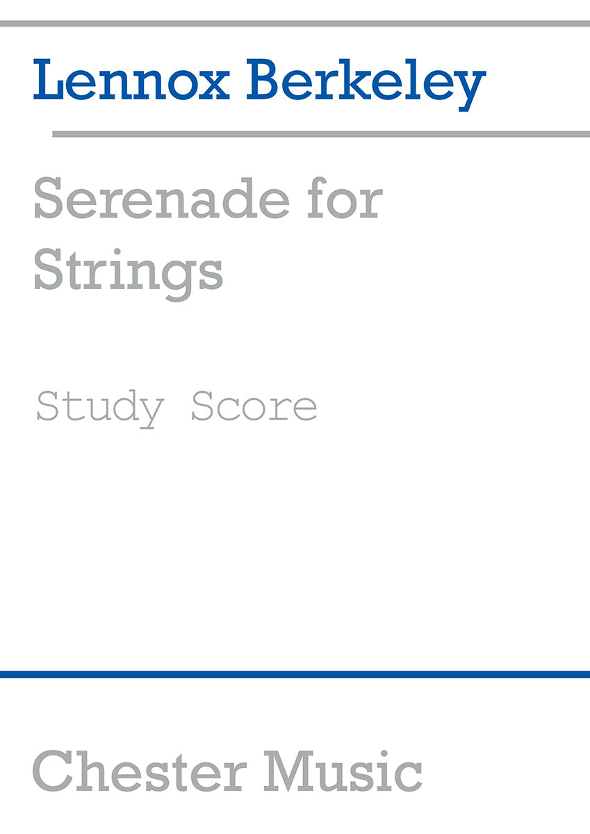 Berkeley: Serenade for Strings, Op. 12