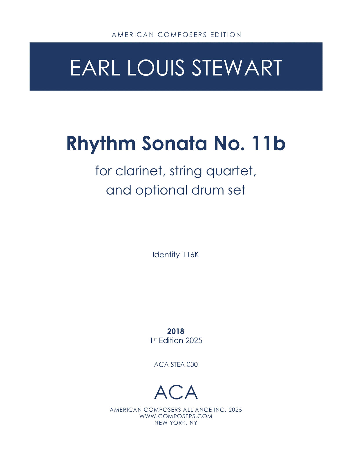 Stewart: Rhythm Sonata No. 11b