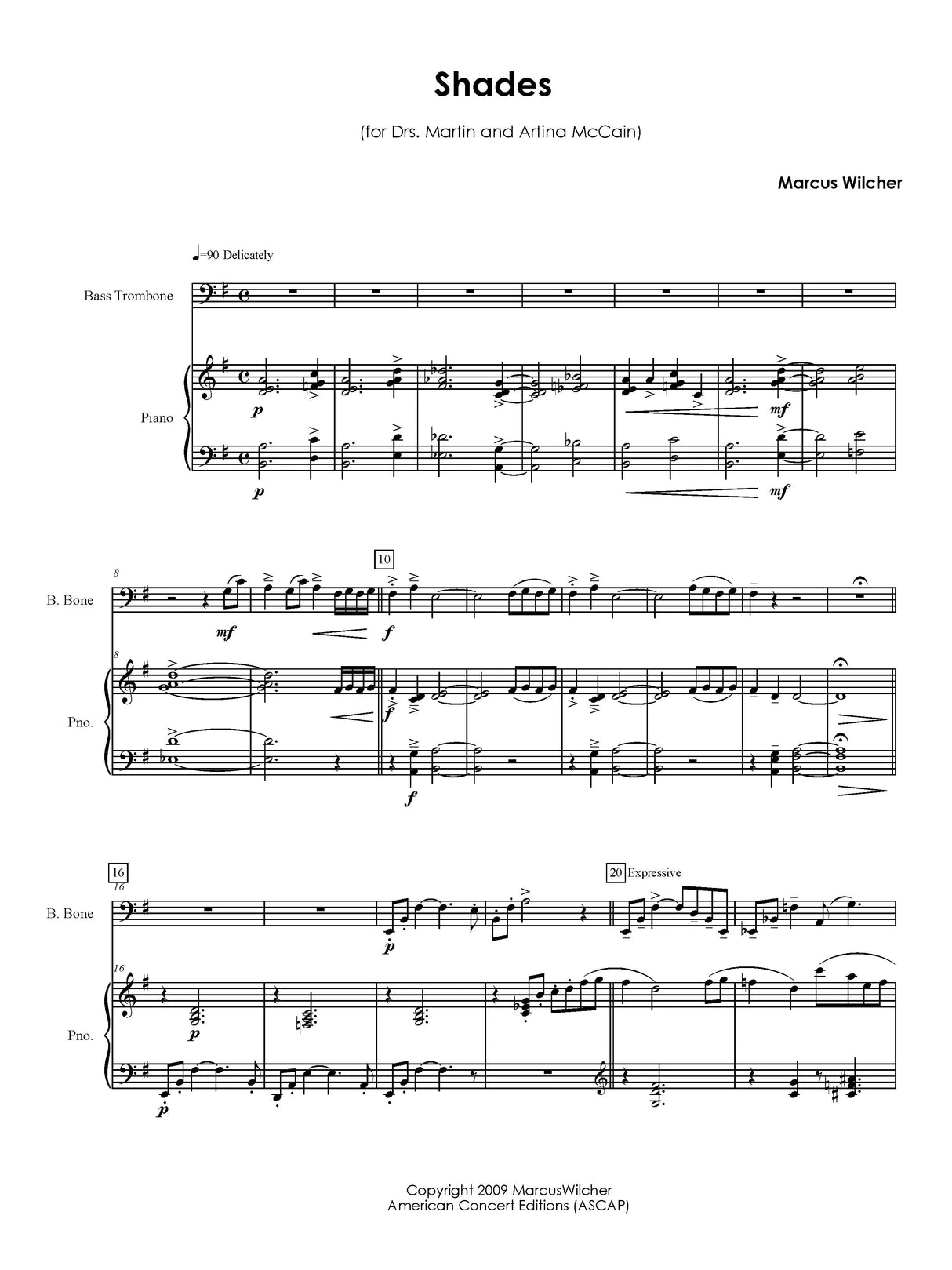 Wilcher: Shades