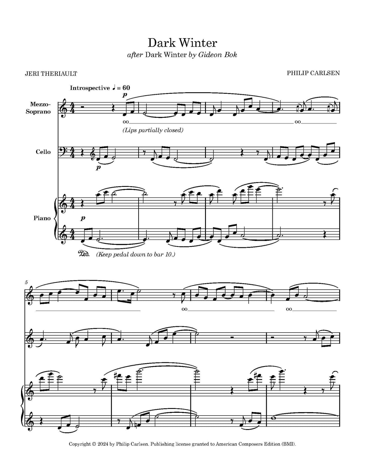 Carlsen: Dark Winter