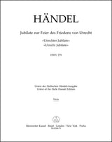 Handel: Jubilate zur Feier des Friedens von Utrecht, HWV 279