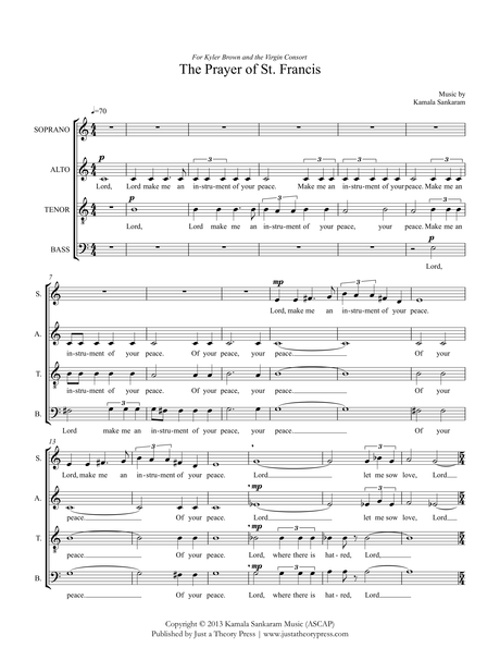 Sankaram: The Prayer of St. Francis