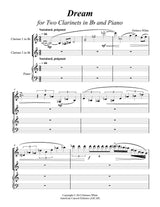 White: Dream (Version for Two Clarinets and Piano)