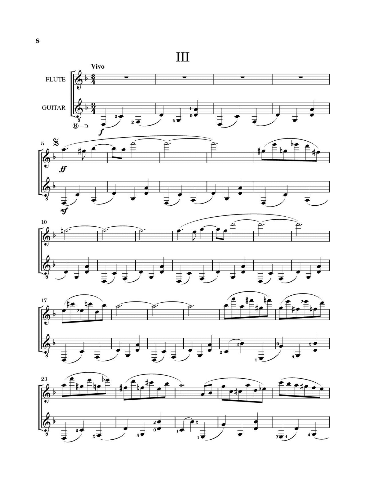 Villa-Lobos: Assobio a Jato (arr. for flute & guitar)