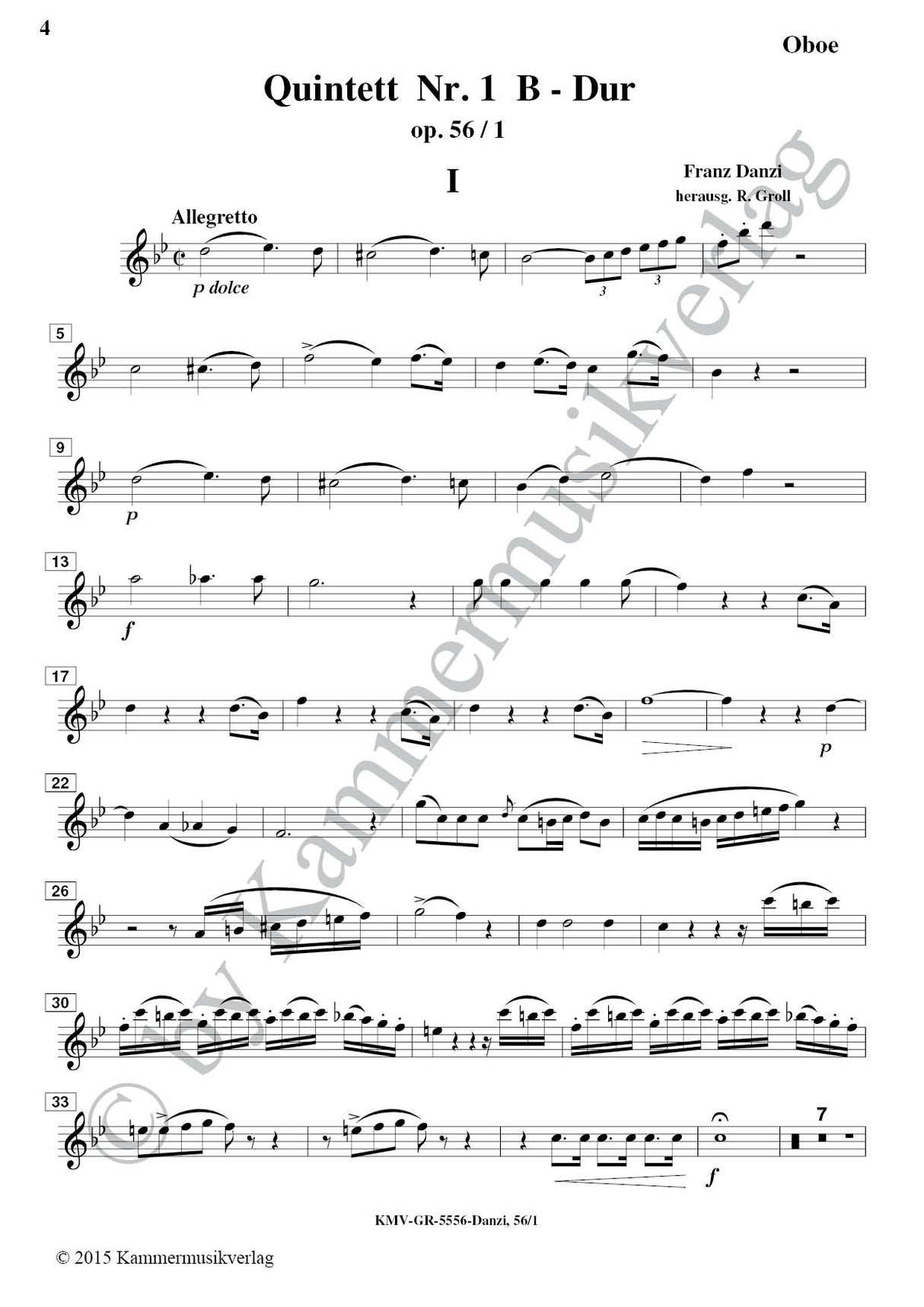 Danzi: 3 Wind Quintets, Op. 56, No. 1-3