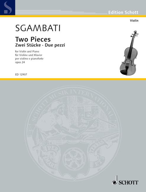 Sgambati: Two Pieces, Op. 24