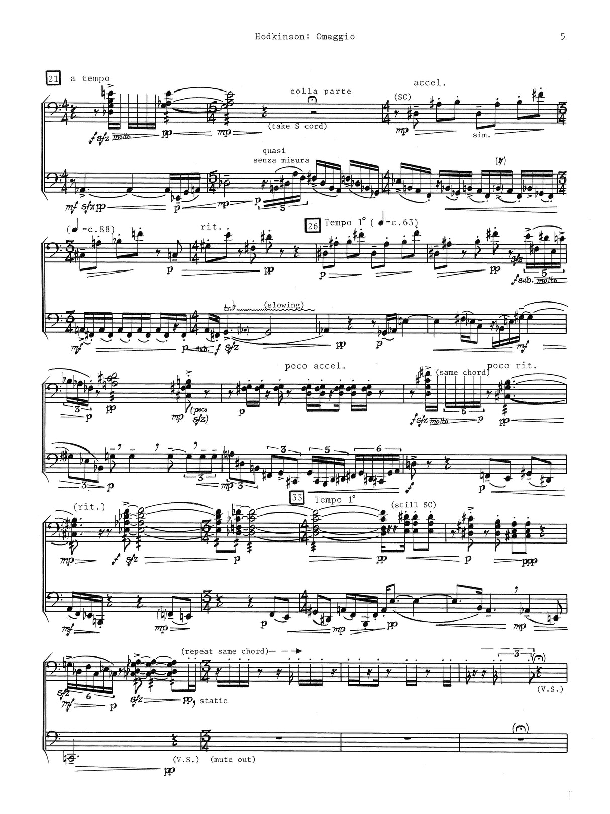 Hodkinson: Omaggio
