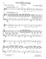 H.L. Adams: 5 Millay Songs