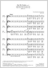 Mendelssohn: Psalm 98 - "Singet dem Herrn ein neues Lied", Op. posth. 91