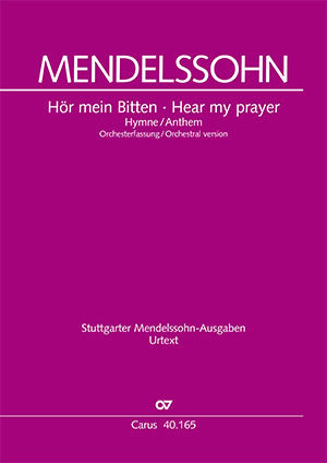Mendelssohn: Hör mein Bitten, MWV B 49