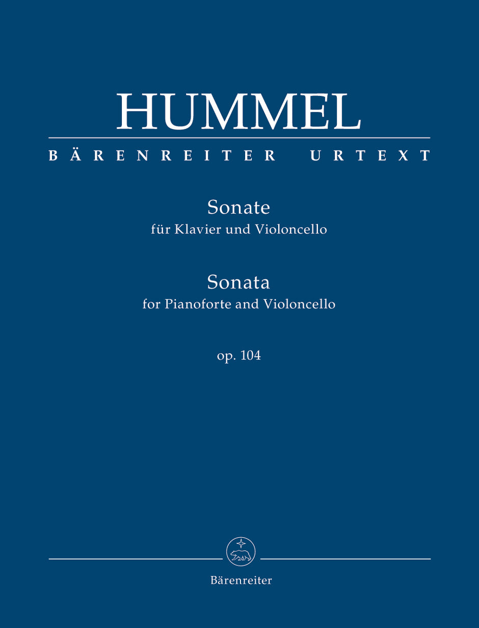 Hummel: Cello Sonata, Op. 104 – Ficks Music