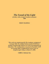Mazzoli: The Sound of the Light