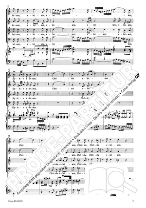 Mozart: Missa in C Major, K. 220 (196b)